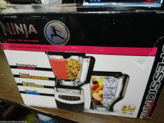 Ninja Kitchen System 1100 NJ602 Food Processor Juicer Blender Mixer