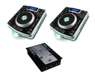 Numark NDX900 DJ /CD/USB Player (Pair) + Stanton M207 2 Channel DJ