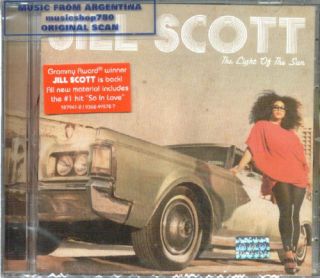 JILL SCOTT, THE LIGHT OF THE SUN. FACTORY SEALED CD. In English.