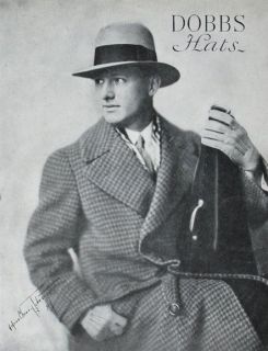 1940s Dobbs Twenty Grey Mobsters Fedora Bullocks Store for Men Los