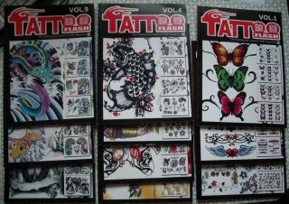 the professional tattoo flash magazine b sketch book a set of 10