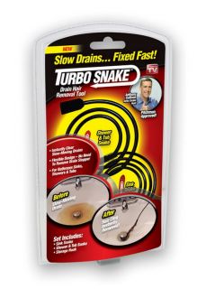 Turbo Snake Drain Clog Hair Sink Cleaner Removal Tool