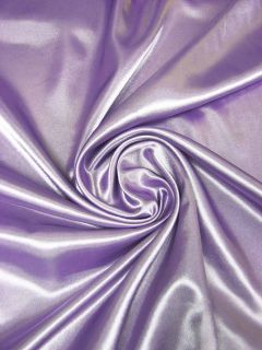 Polyester Satin Dress Lining Fabric Yardage Lilac