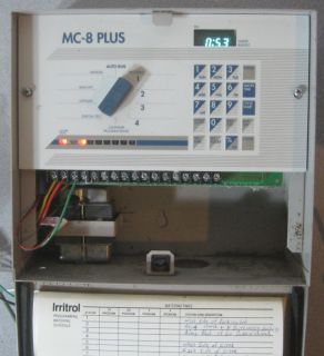 Irritrol MC 8 Plus Irrigation Sprinkler Controller 8 Station Timer