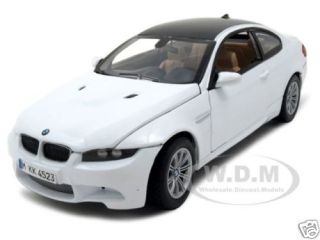 BMW M3 E92 Coupe White 1 24 Diecast Model Car