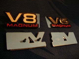 Dodge RAM Dakota Durango V6 V8 Magnum Emblem Decal New