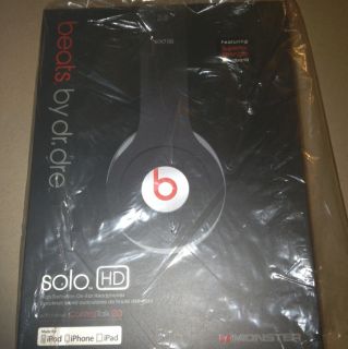 Beats by Dr Dre Solo HD Headband Headphones Black