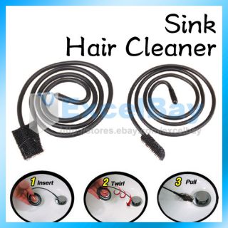 Turbo Snake Tub Drain Clog Hair Cleaner Removal Tool E
