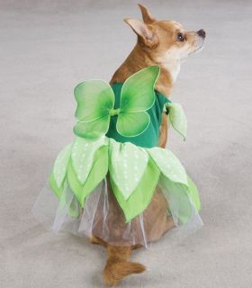 Pet Dog Fairy Costume Zack Zoey Fairy Tails Green Dog Halloween