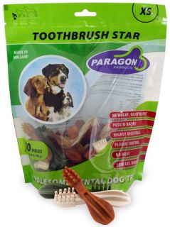 Paragon Toothbrush Star XSmall Dental Dog Treats 50 Count