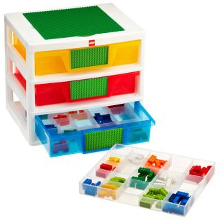 Lego 3 Drawer Workstation Tabletop Unit
