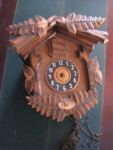 Vintage Dold German Black Forest Cuckoo Clock for Parts or Repair
