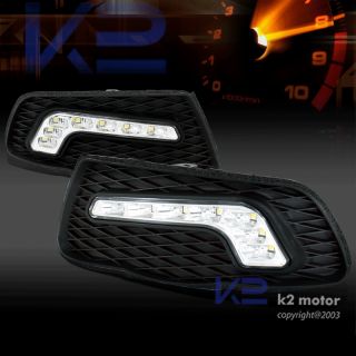  11 Benz W204 Luxury SMD LED Fog Driving Lights Bumper DRL Lamps