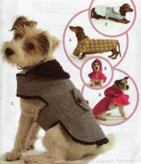 Dog Puppy Clothes Coat Costume Pattern Red Riding Hood