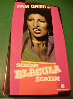 Halloween Vintage VHS Movie Blacula with Pam Grier in Color 1973 PG