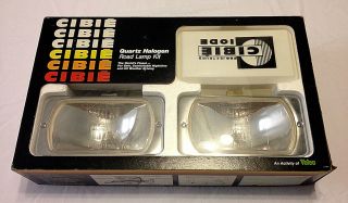  Old Stock Cibie Iode Series 95 Chrome Driving Light Set Clear