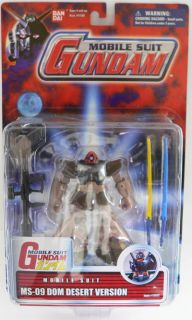 Bandai Mobile Suit Gundam MS 09 DOM Desert Version Figure MOC