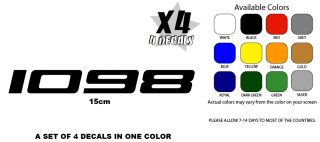 ducati 1098 decal no background colour s silver white black red blue