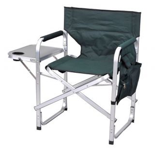 Camping Folding Sport Director’s Chair Table Green