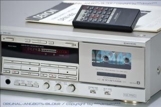 Denon DRW 850 Hochwertiges Doppel Cassetten Deck Inkl FB BDA Gewartet