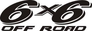 6x6 Off Road DRW Dually Diesel Pickup Truck Decals