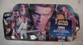 Three Star Wars collectible 500 piece Puzzle in collector tin
