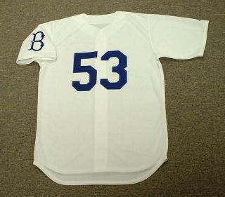 Don Drysdale Brooklyn Dodgers 1957 Throwback Jersey Med