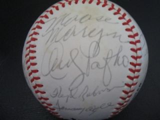 Chicago Cubs White Sox Greats 1981 Oldtimers Game Team Signed Ball 21