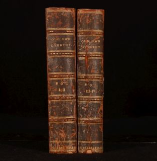 C1880 2vol Our Own Country Descriptive Historical Pictorial