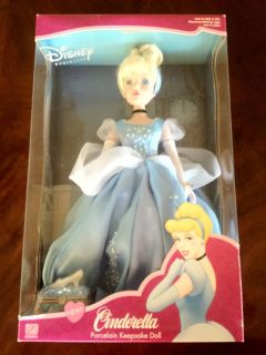 Disney Princess Cinderella Porcelain Brass Key Collectible Keepsake