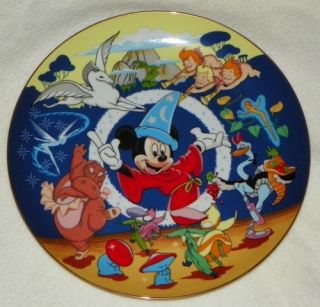  Disney Characters Fantasia Sorcers Apprentice Collector Plate