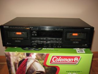 Denon DRW 840 Dual Cassette Tape Deck Recorder Player