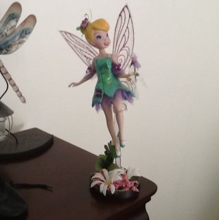 Disney Fairies Tinker Bell Porcelain Doll 2007 Brass Key