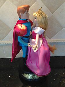   Beauty Aurora Disney Porcelain Dancing With My Prince Music Doll