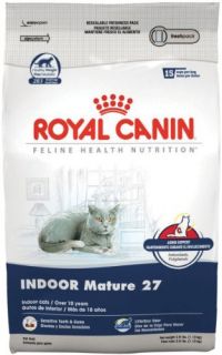 Royal Canin Dry Cat Food, Indoor Mature 27 Formula, 5.5 Pound Bag