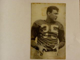 Vintage Exhibit Football Post Card 1948 – Bill Dudley