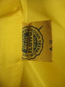 Vtg Womens Donnybrook Original Yellow L XL Dress Coat