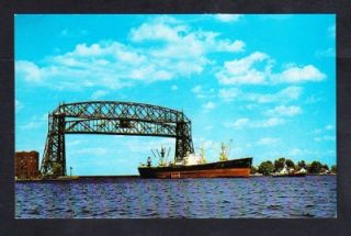 FREIGHTER SHIP SEA MAIDEN Port of Duluth MN Vintage Ship Postcard