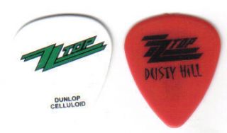 ZZ Top Dusty Hill Texas Yellow Rose Red Angel Guitar Pick 2