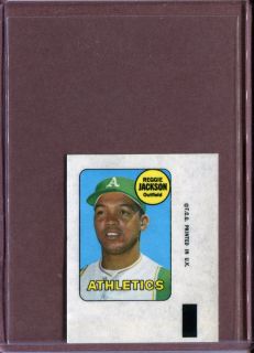 search our store pesamember 1969 topps decal reggie jackson vg