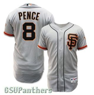 2012 Hunter Pence San Francisco Giants Authentic Alternate Road Jersey
