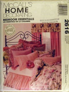 Home Decorating Sewing Pattern Bedroom Duvet Cover Dust Ruffle