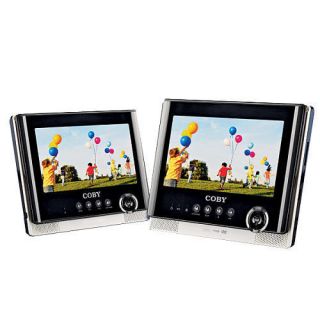 Coby 7 inch Dual Screen Portable DVD Player #zCL