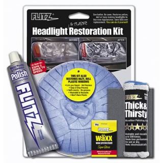 flitz 31501 headlight plastic restoration kit 7 in
