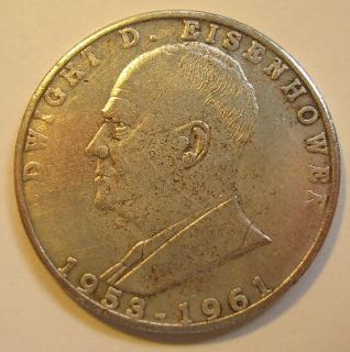 this token commemorates the presidency of dwight d eisenhower from