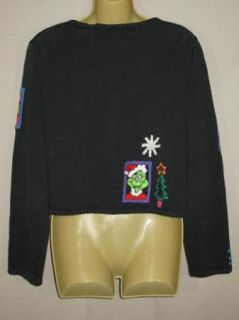 1998 Michael Simon Dr Suess Size L Short Grinch Christmas Sweater