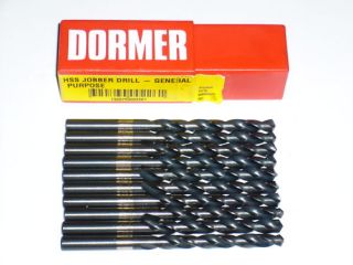 10 Dormer 6 3mm 6 30mm HSS Jobber Twist Drills A100