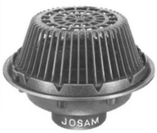 Roof Drain, 15 Dome, Large Sump, Cast Iron, NEW