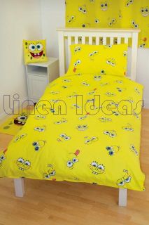Spongebob Squarepant Face Single Bed Duvet Cover Set MF