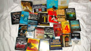 Audiobook LOT 28 Books on CD Mystery Suspense Drama Historical Fiction